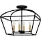 Quoizel Concho Bay Semi Flush 4 Lights Matte Black COB1716MBK - alternate 2